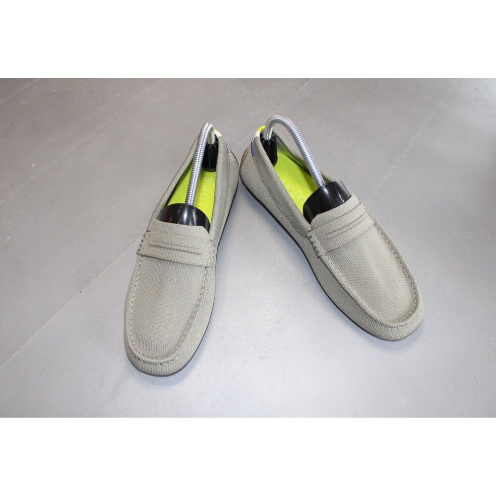Rothy's The Driver Slip On Driving‎ Loafer Retired Martini Olive Green Size 10